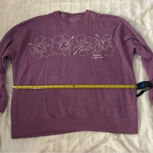 Hollister Purple Crewneck Sweatshirt